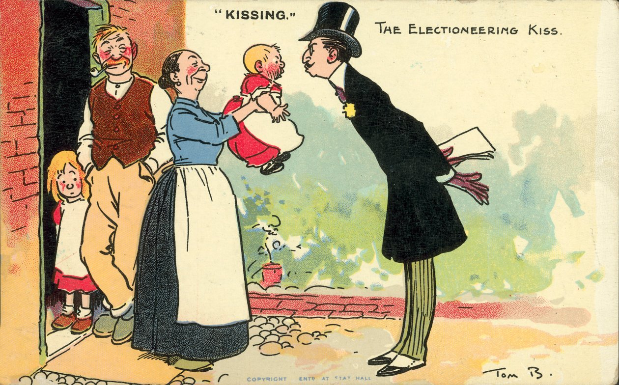 The Electioneering Kiss by Tom Browne