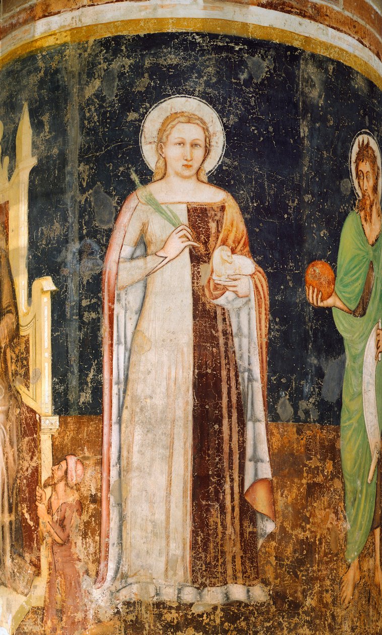 St Agnes by Tomaso da (late 15th century) Modena