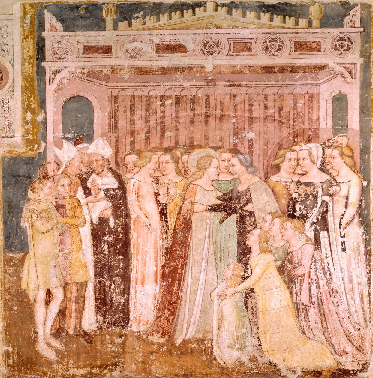 The Farewell (detail) by Tomaso da (late 15th century) Modena