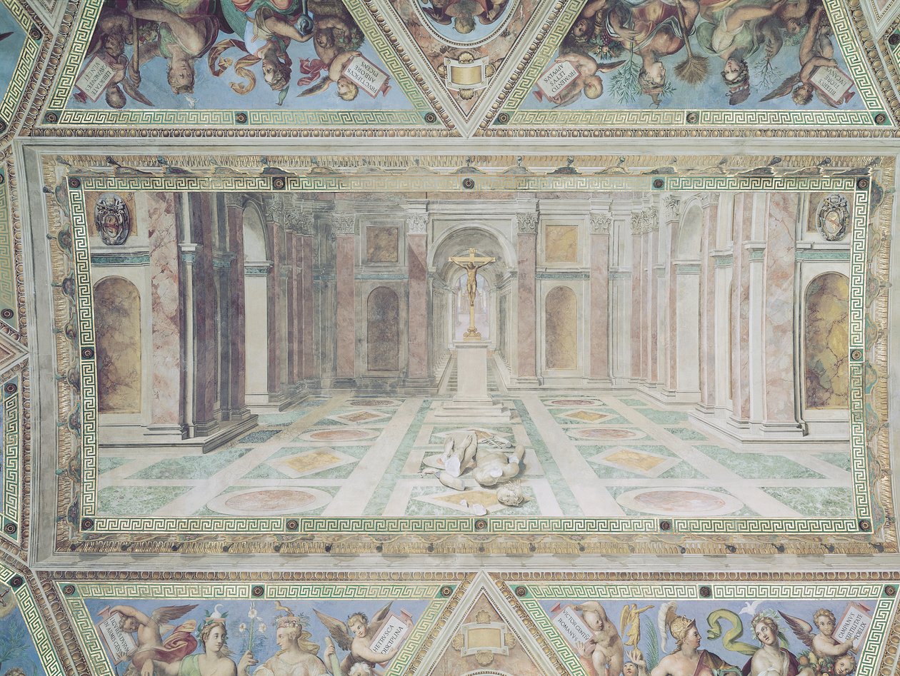 Triumph of Christianity from the Raphael Rooms by Tommaso Laureti