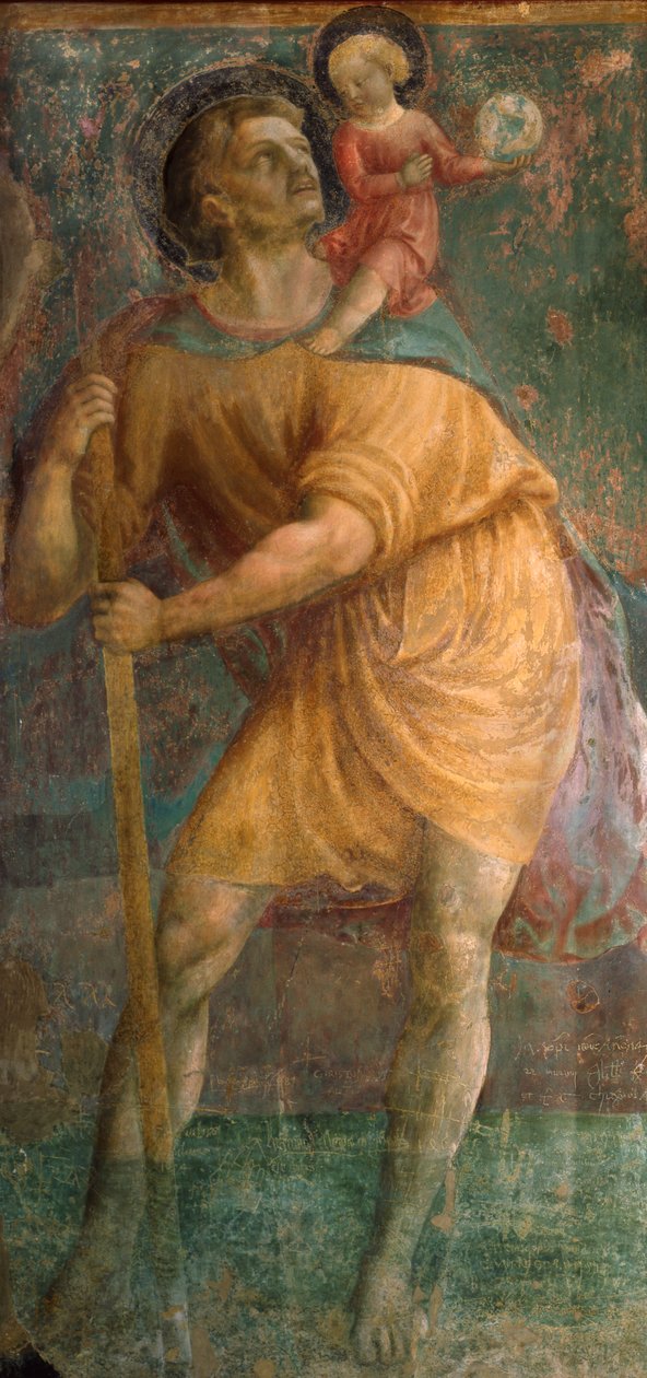 Saint Christopher by Tommaso Masaccio