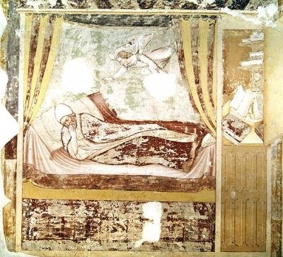 The Dream of the Pope, from the Life of St. Ursula by Tommaso da Modena Tommaso da Modena