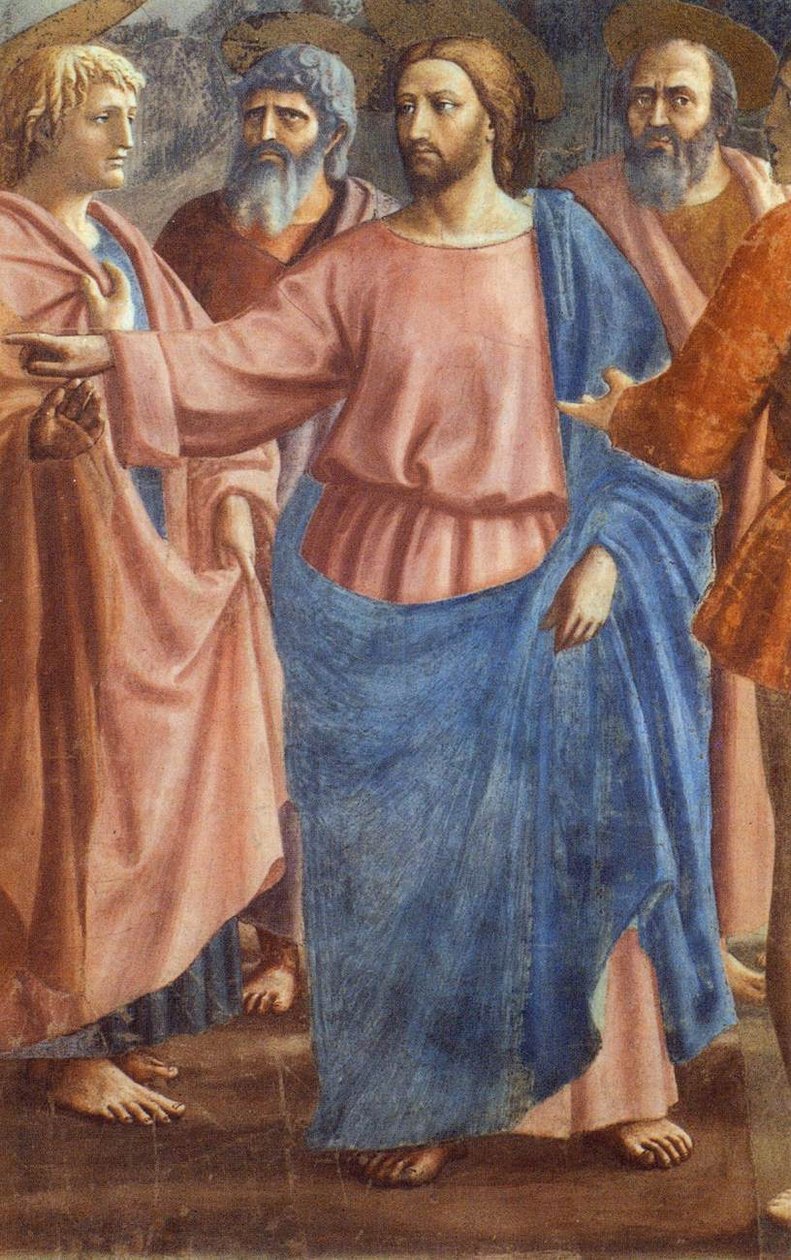 Tribute Money (detail) by Giovanni di Ser Giovanni