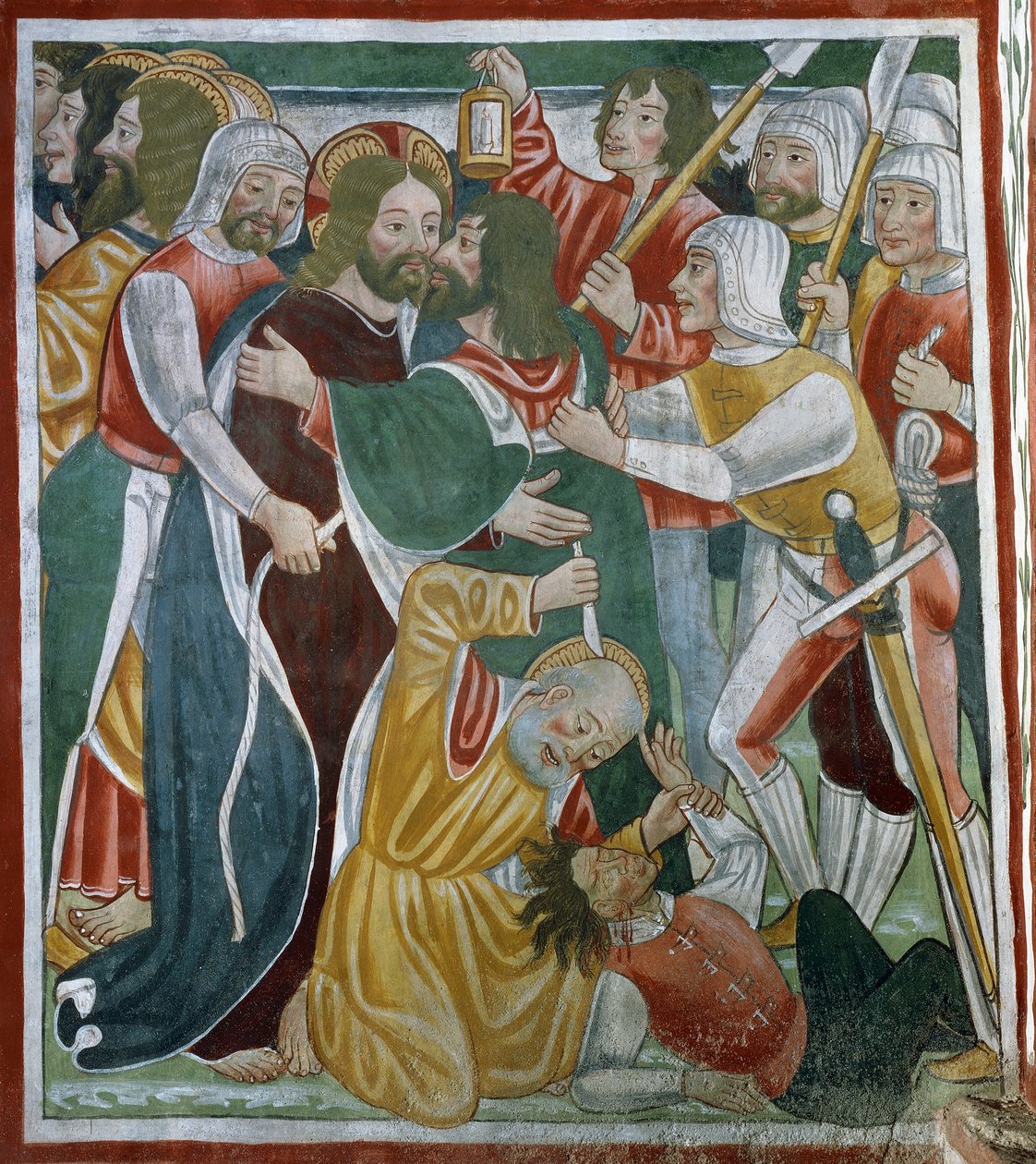 The kiss of Judas by Tommaso (active 1479 1509) (workshop) Cagnola
