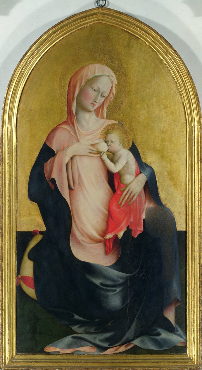 Madonna of Humility by Tommaso Masolino da Panicale