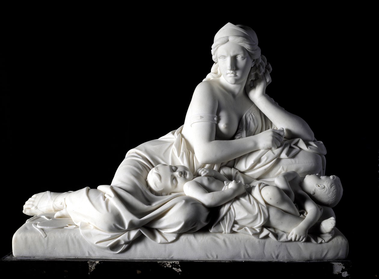 Medea Thinking of Killing Her Children by Tommaso Solari