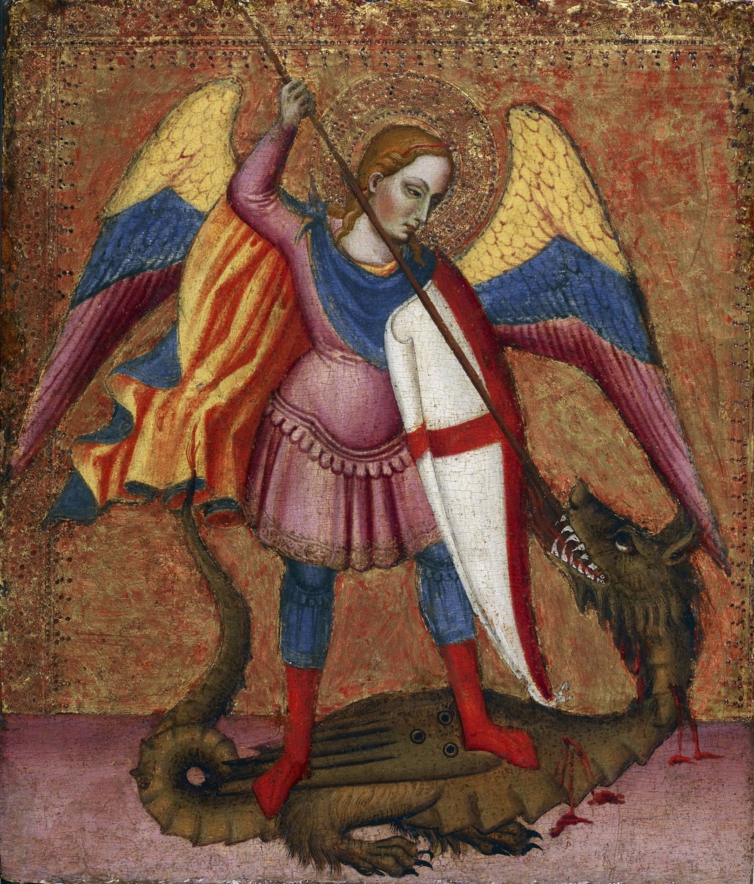 Archangel Saint Michael by Tommaso del (fl.1377–1392) Mazza
