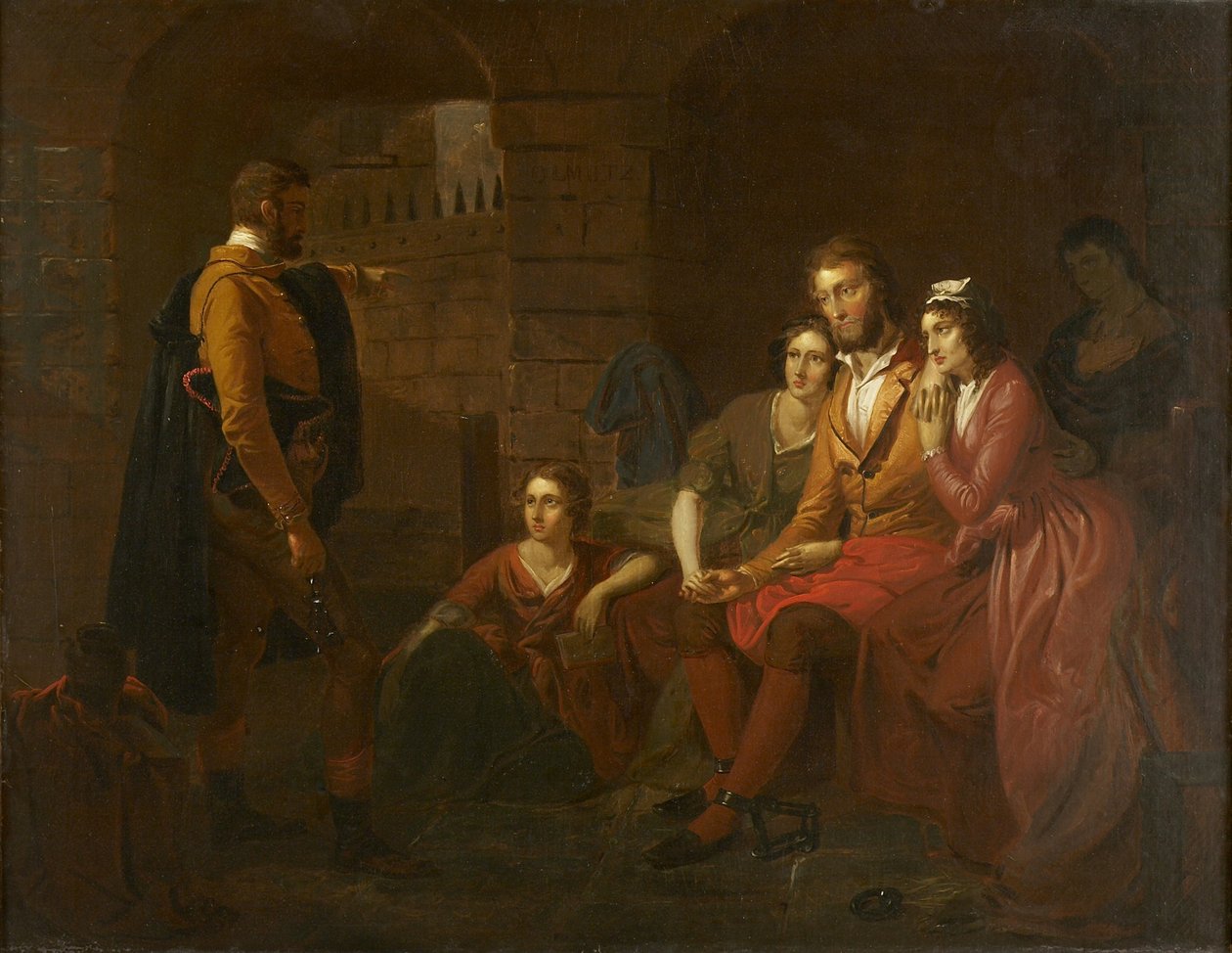 Lafayette in Prison at Olmütz, 1850 by Tompkins Harrison Matteson