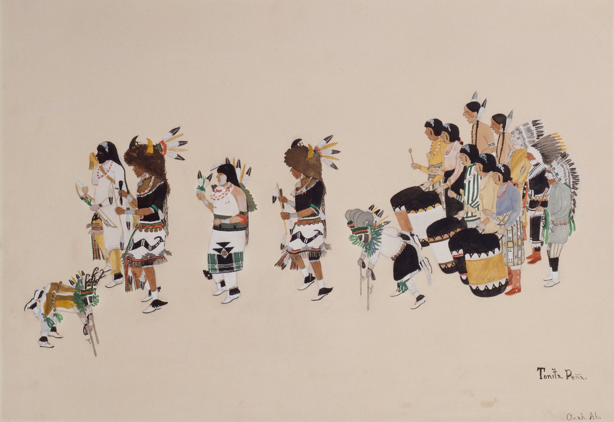Buffalo Dance Chorus by Tonita Peña