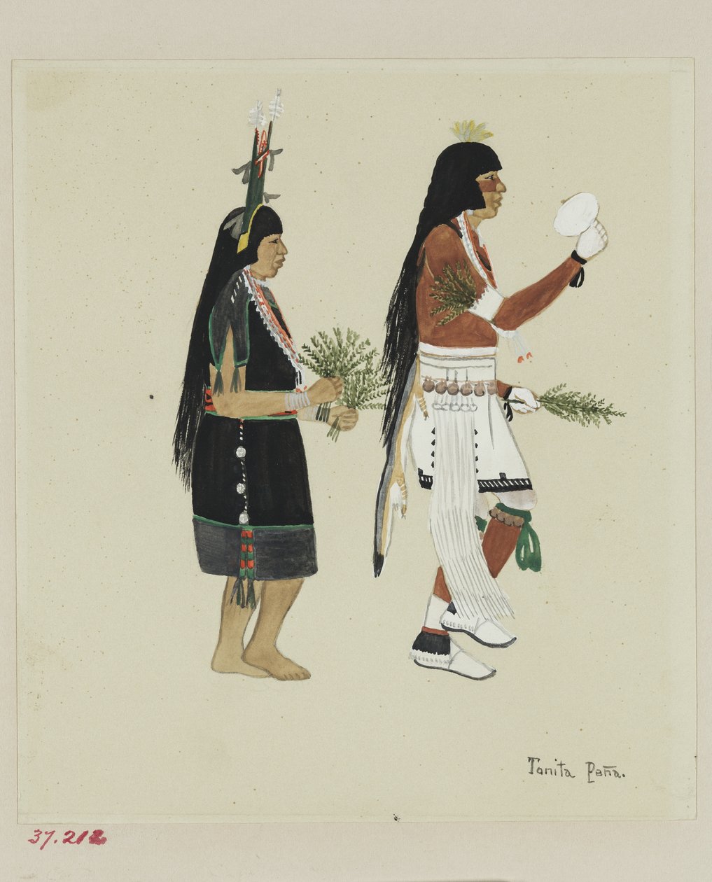 Corn Dancers, c.1920 by Tonita Peña