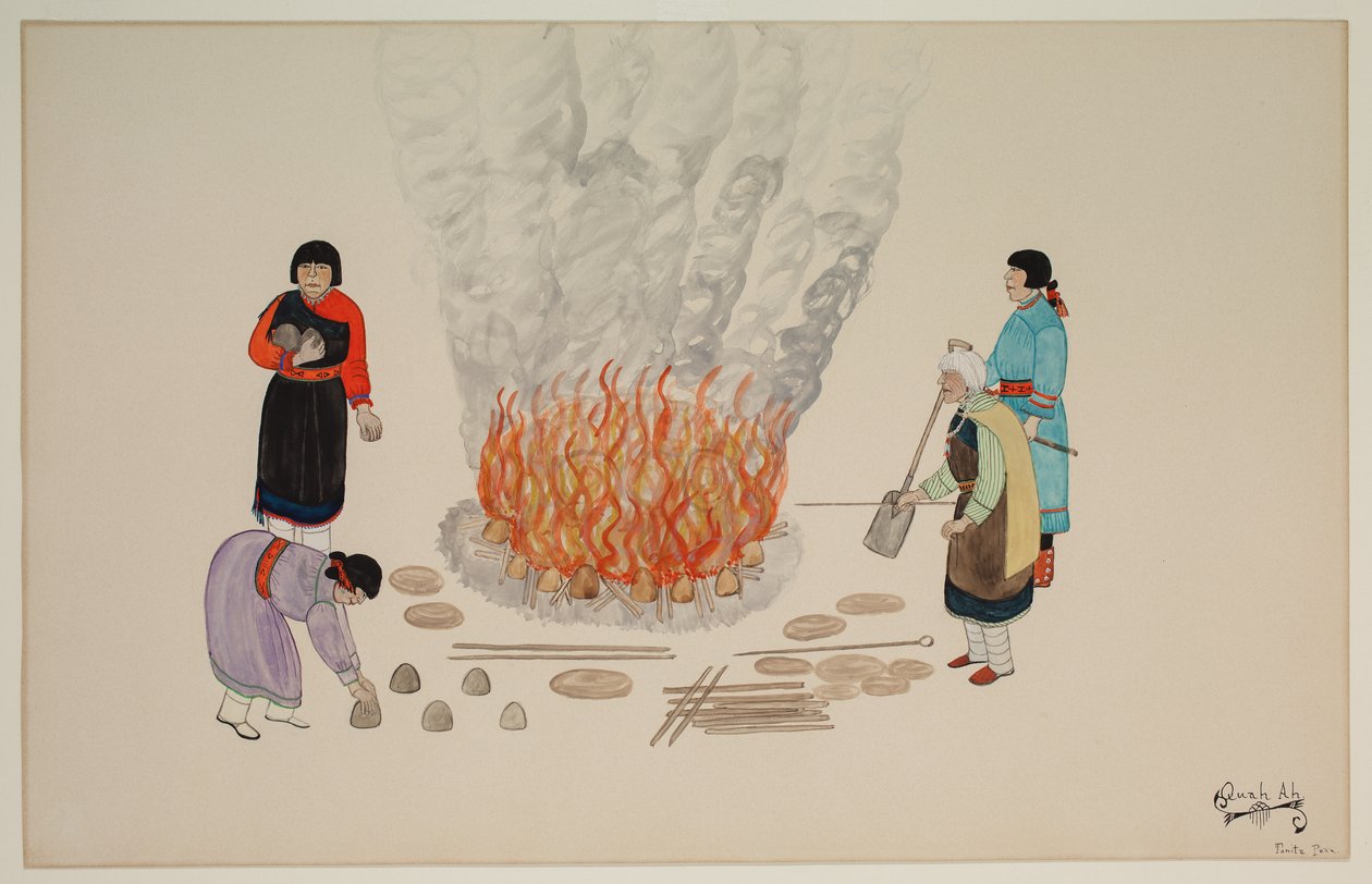 Firings in the Open Air, early 20th century by Tonita Peña