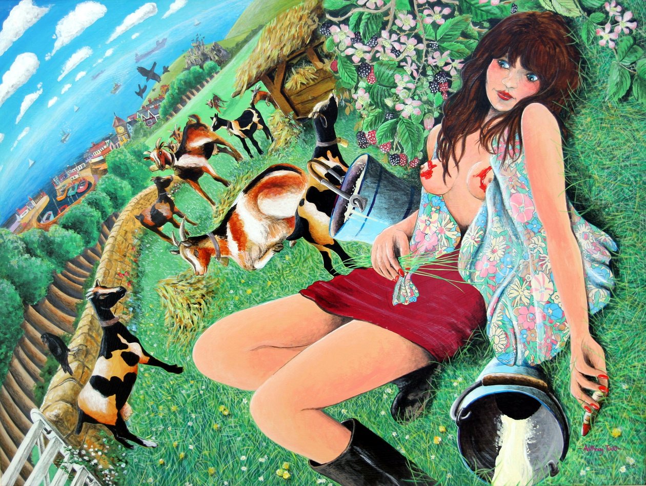 Mae Rose-Cottage daydreams her erotic fantasies by Tony Todd