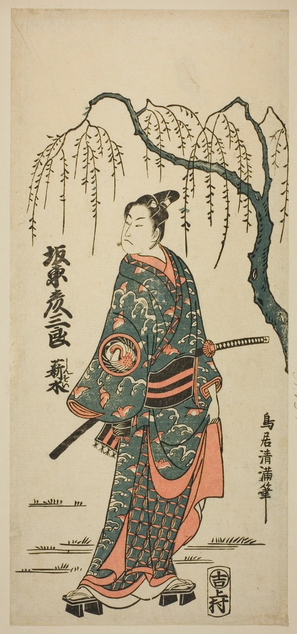 The Actor Bando Hikosaburo II by Torii Kiyomitsu I