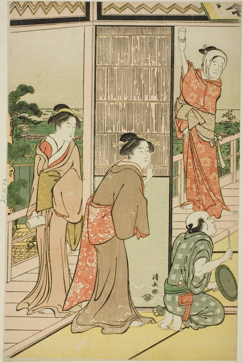 A Party in the Shinagawa Pleasure Quarters by Torii Kiyonaga