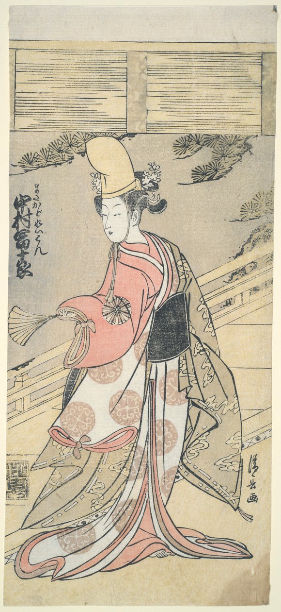 Actor Nakamura Tomijuro by Torii Kiyonaga