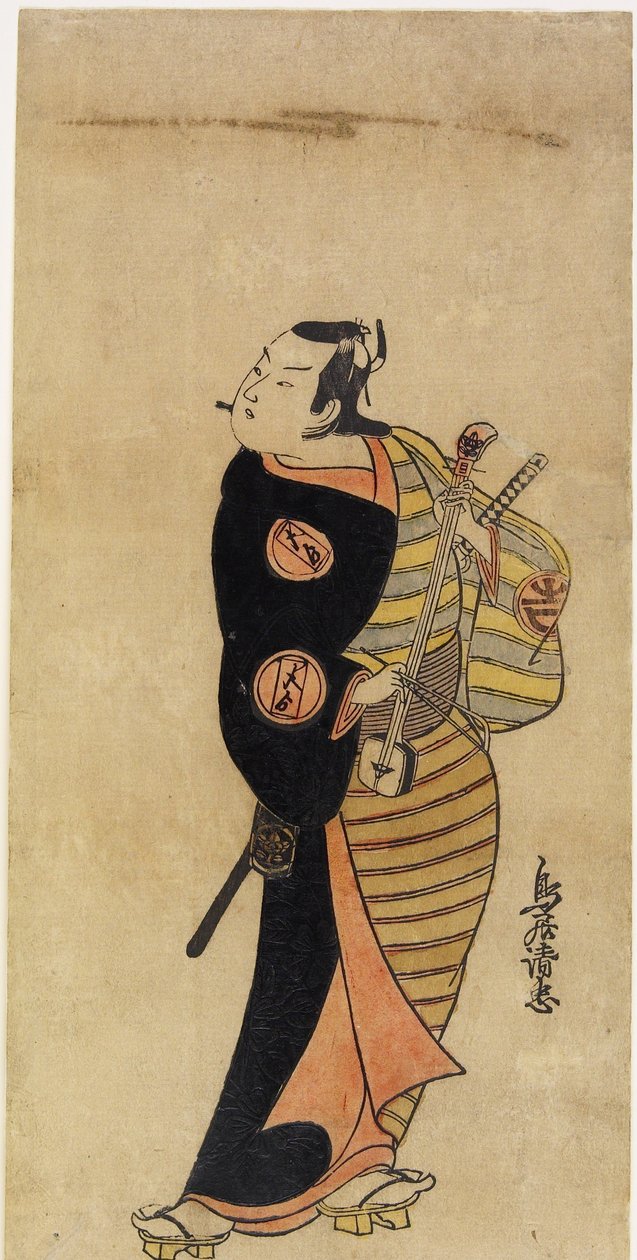 Actor Ichimura Takenoj? IV as the page Kichisabur?, 1718 by Torii Kiyotada