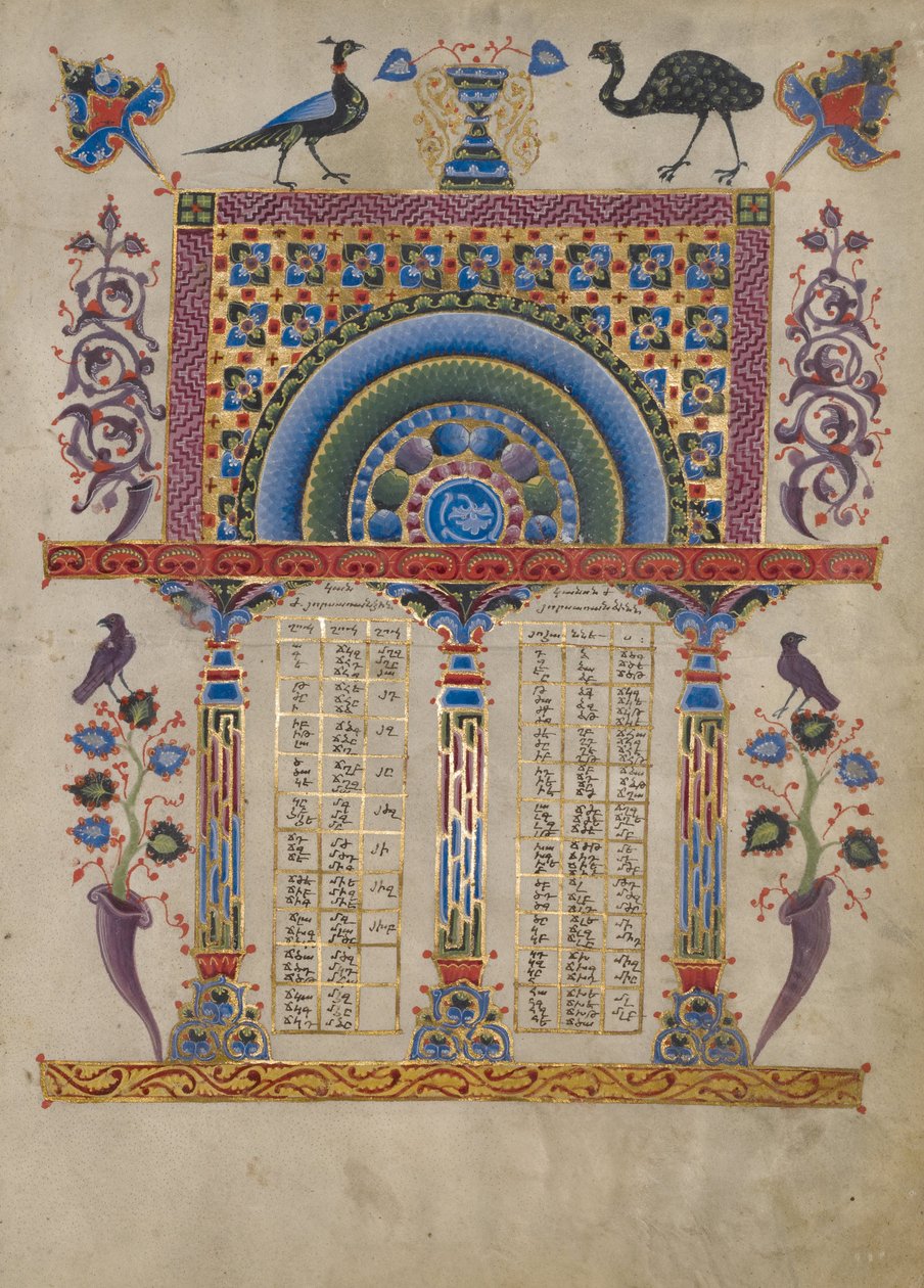 Canon Table Page by Toros Roslin