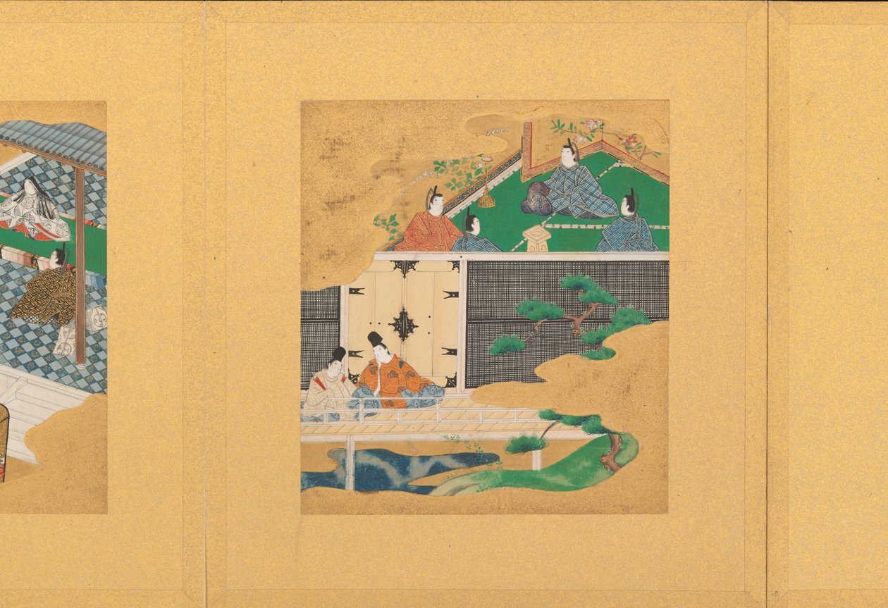 Scenes from The Tale of Genji by Tosa Mitsunori