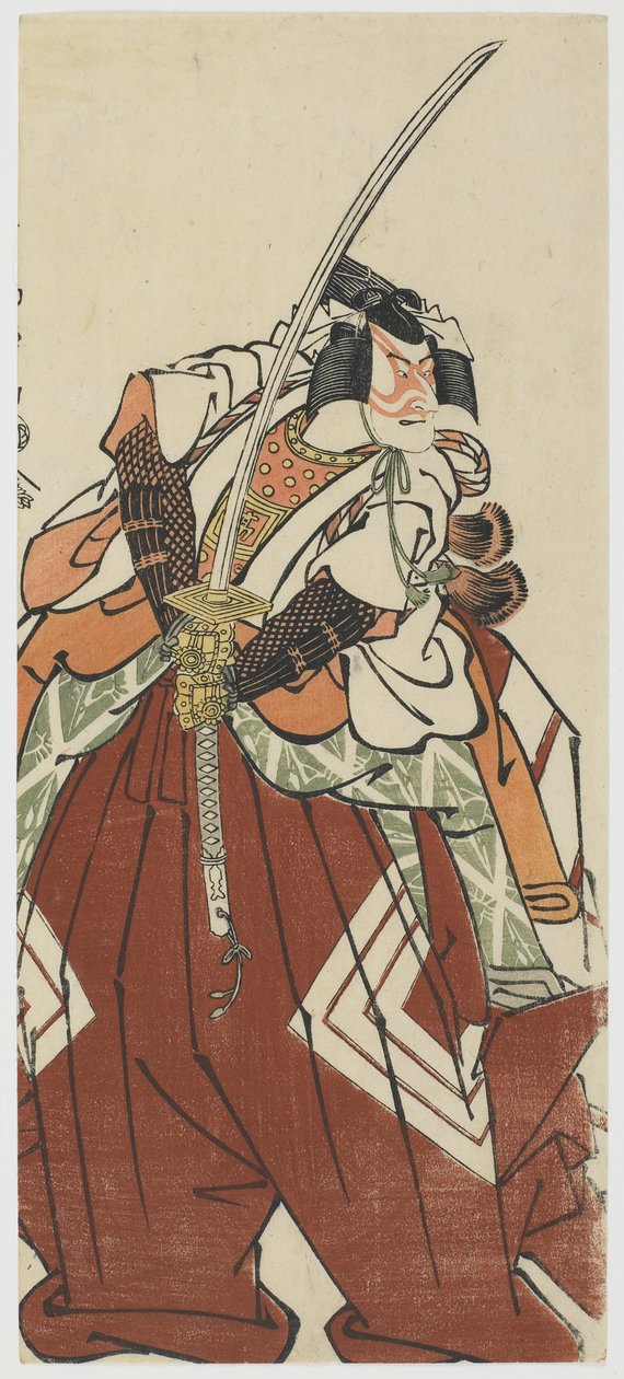 Ichikawa Komazo III as Shinozuka Goro, 1794 by Toshusai Sharaku