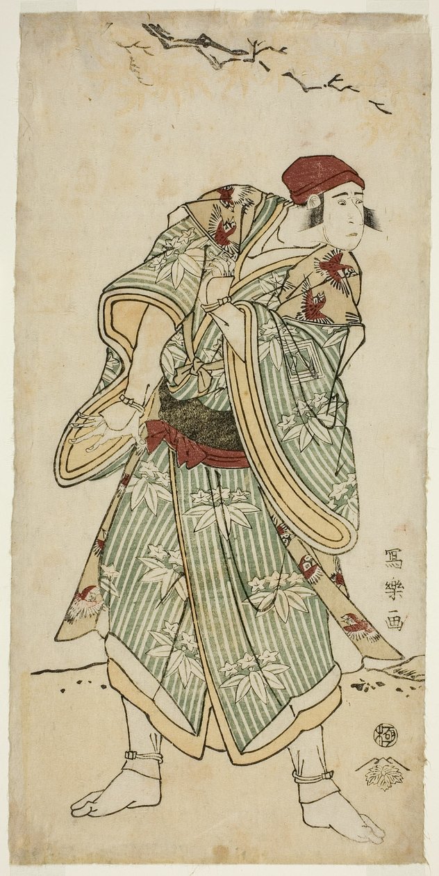The Actor Ichikawa Yaozo III as the Sparrow Seller Bunji Yasukata by Toshusai Sharaku