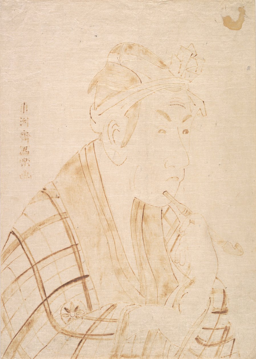 The Actor Matsumoto Koshiro as Banzuin Chobei by Toshusai Sharaku