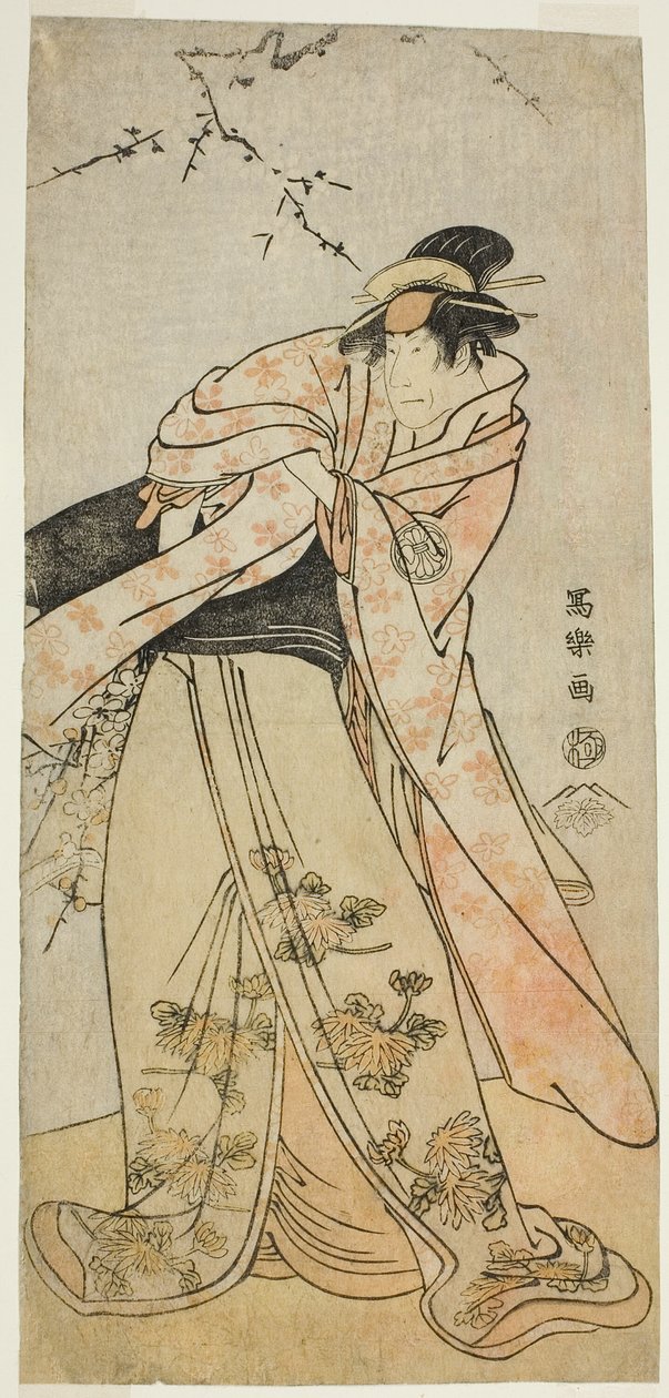 The Actor Segawa Kikunojo III as Shirabyoshi Hisakata of Miyako Kujo by Toshusai Sharaku