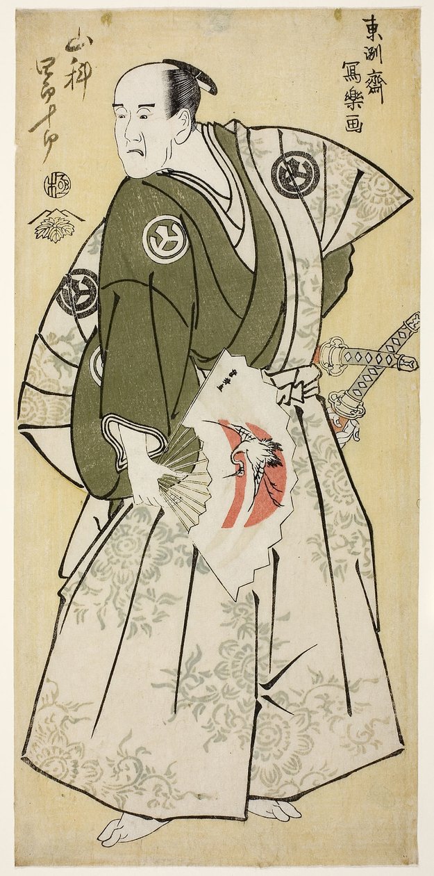 The Actor Yamashina Shirojuro as Nagoya Sanzaemon by Toshusai Sharaku