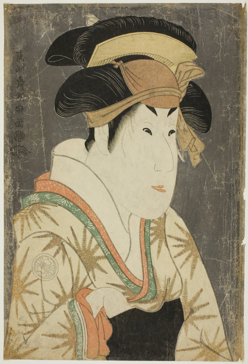 The Actor Segawa Kikunojo III as Oshizu, Wife of Tanabe Bunzo by Toshusai Sharaku