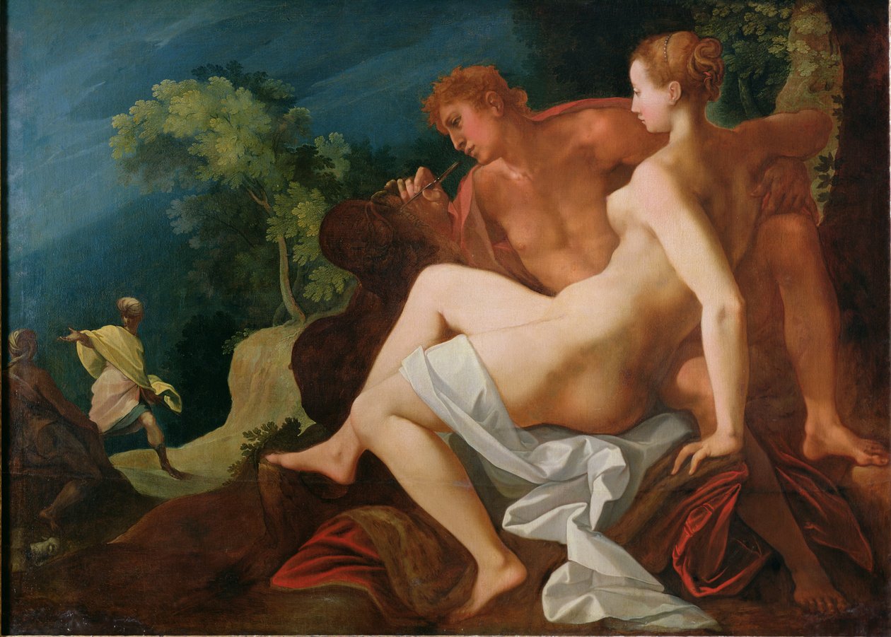 Angelica and Medor by Toussaint Dubreuil