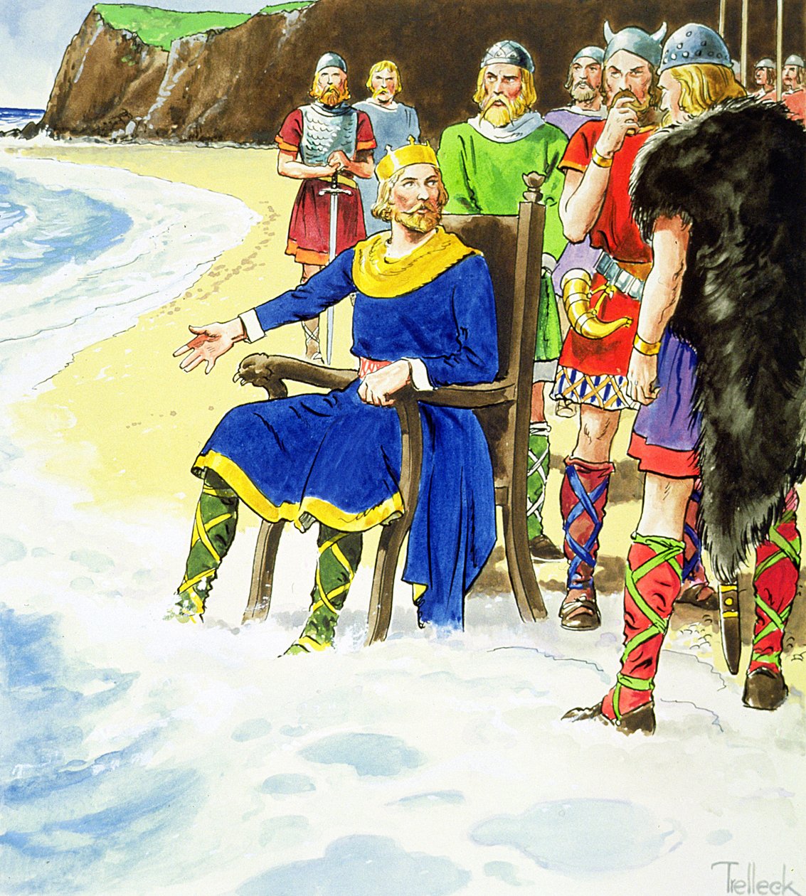 King Canute (c.995-1035) from 