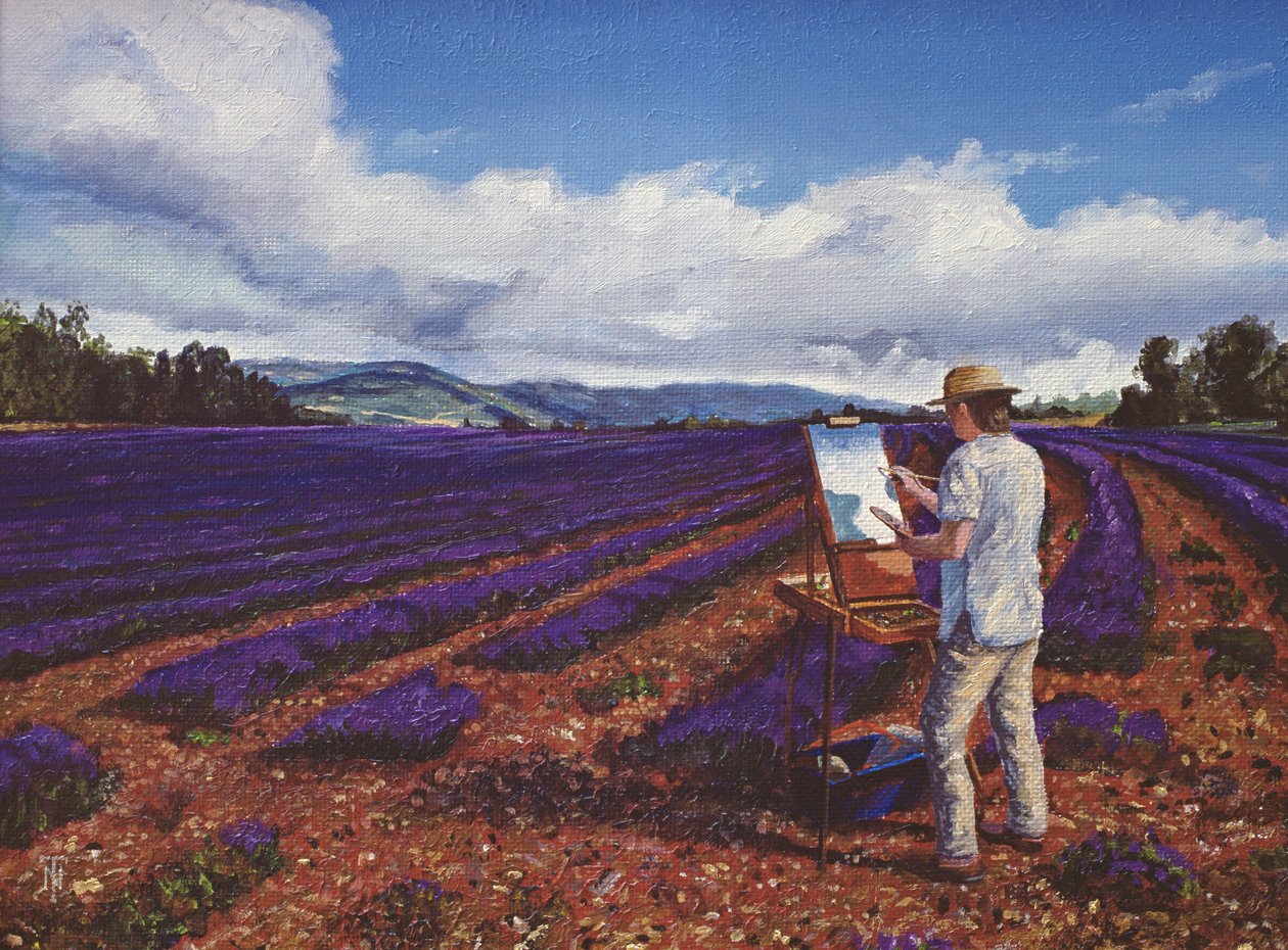 Painter, Vaucluse, Provence by Trevor Neal