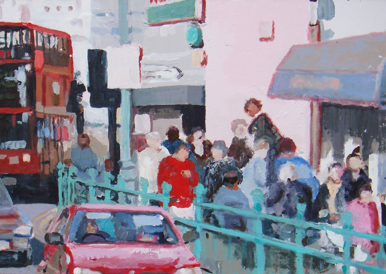 Crowded pavement, 2007 by Trevor Burgess