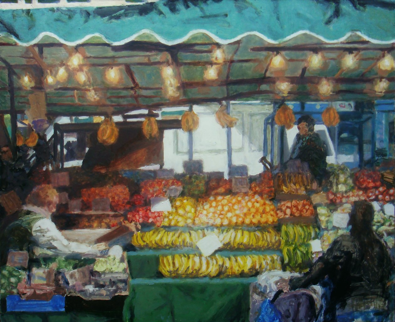 Large market stall (Lewisham, London) by Trevor Burgess