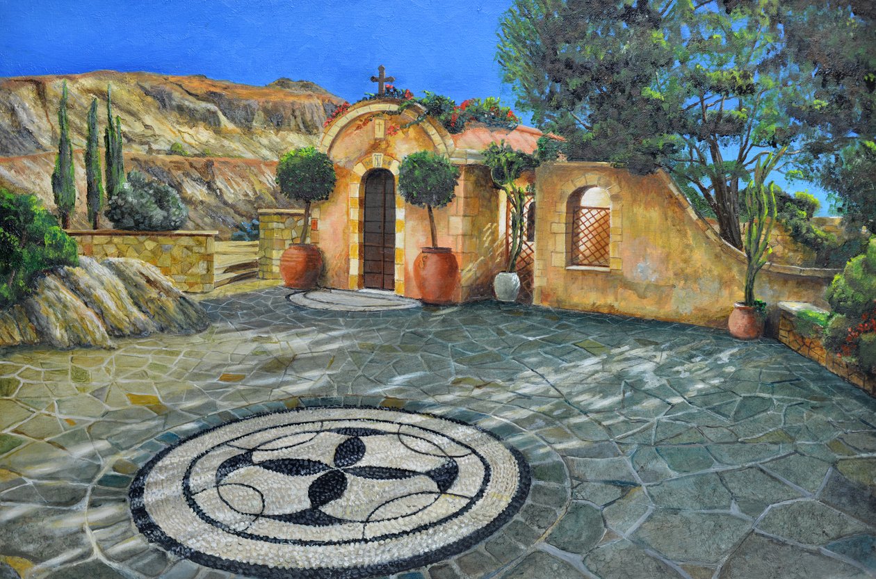 Chapel Lyndos, Rhodes, Greece, 2024 by Trevor Neal