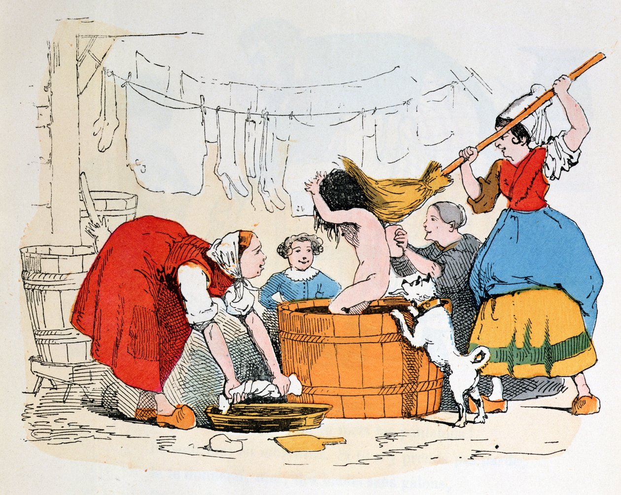 The Compulsory Bath, illustration for 
