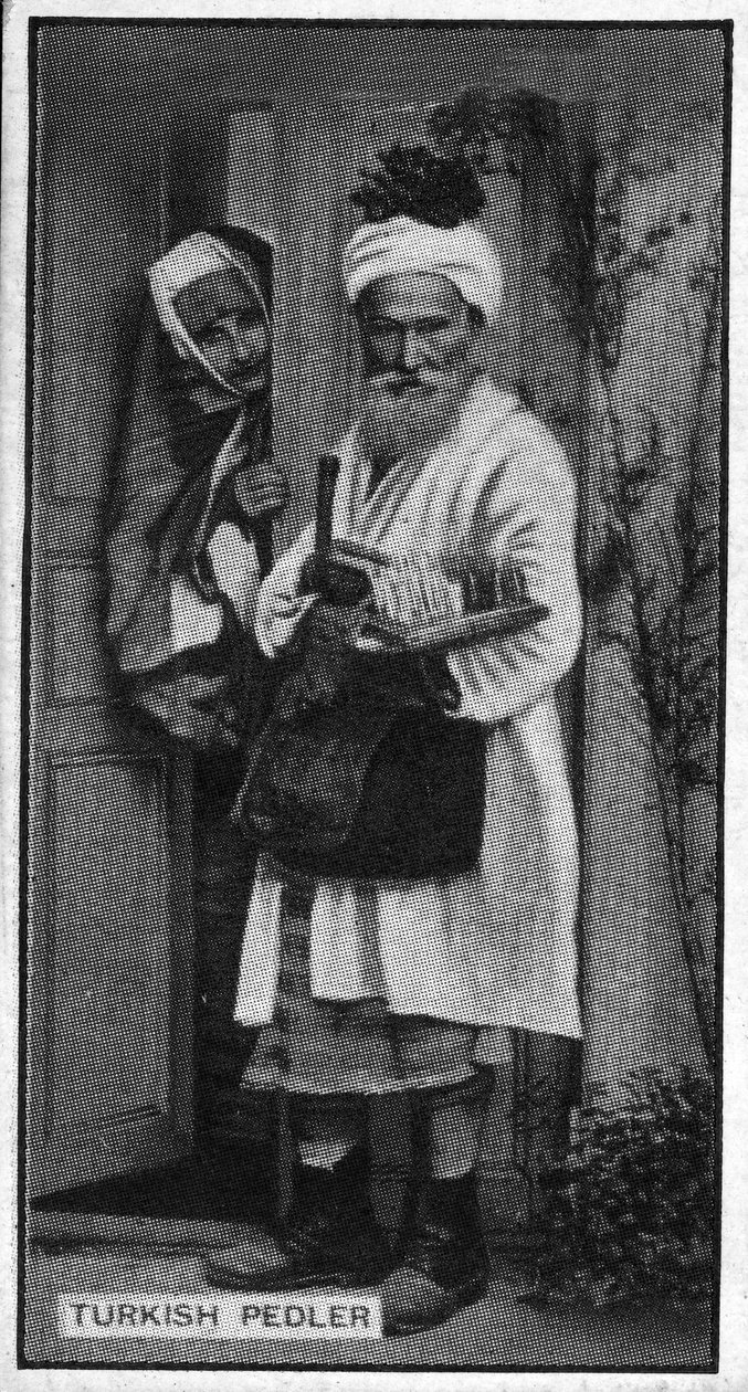 A Turkish Pedlar, from a Late 19th Century Photograph by Turkish Photographer