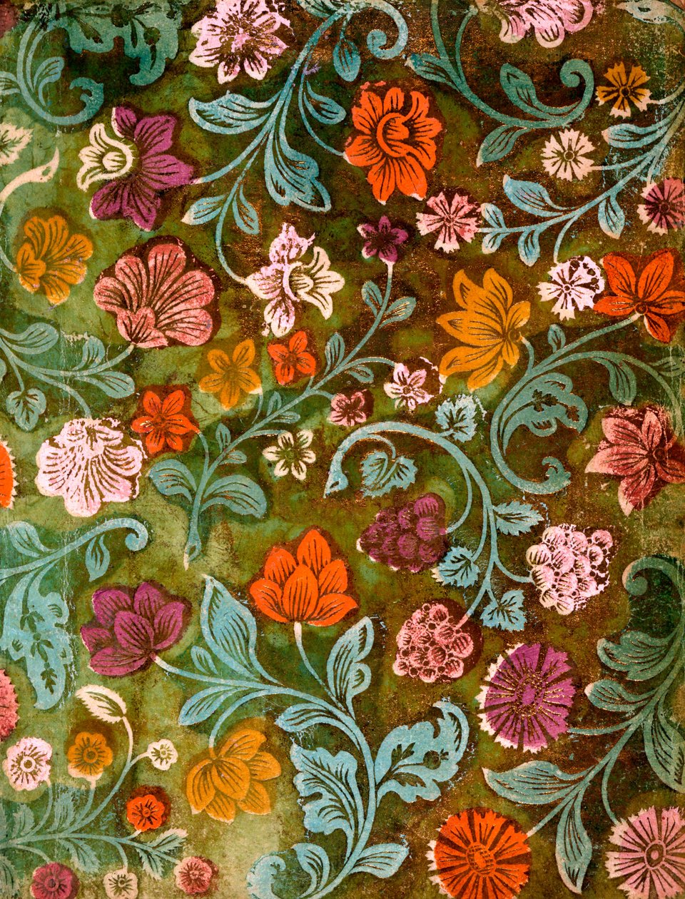 Endplate from a Turkish Book, late 16th Century by Turkish School