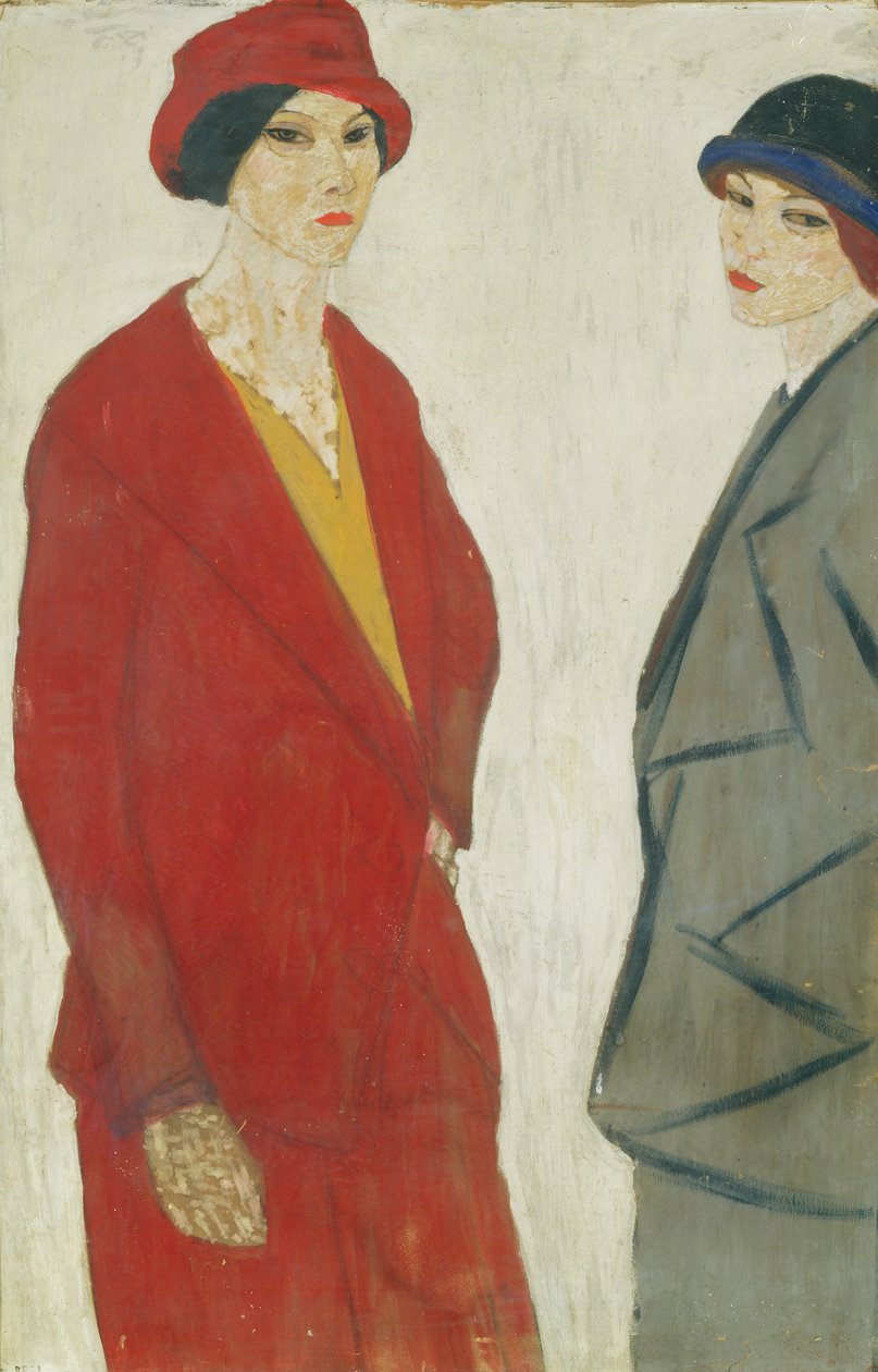 Two Women by Ubaldo Oppi
