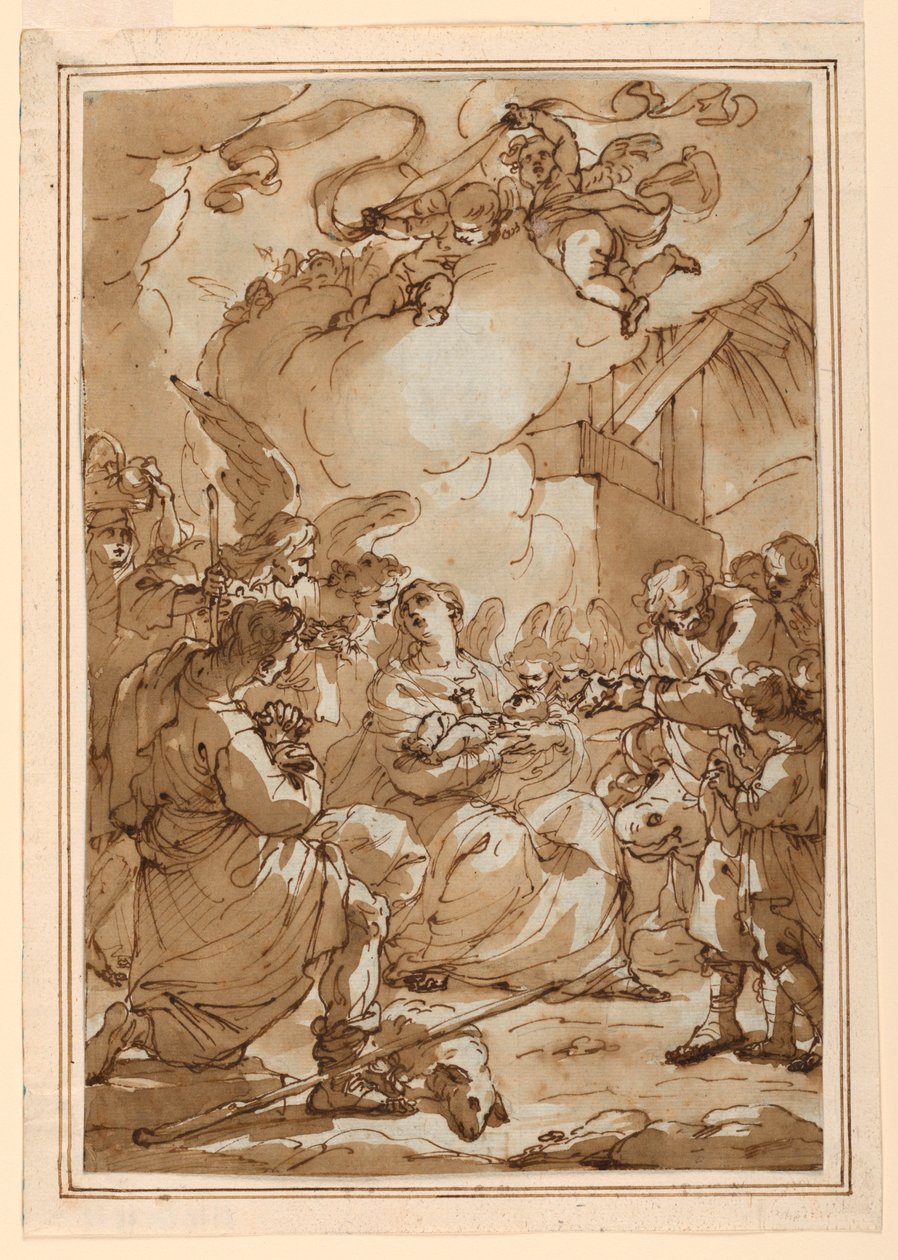Adoration of the Shepherds by Ubaldo Gandolfi