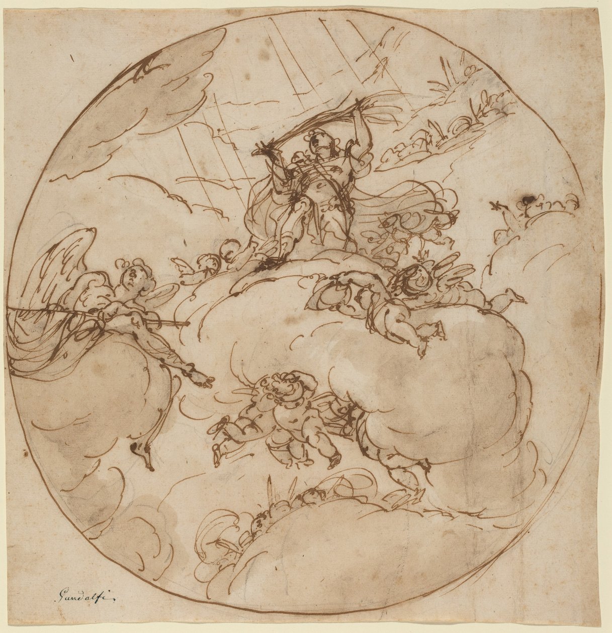 The Apotheosis of San Vitale by Ubaldo Gandolfi