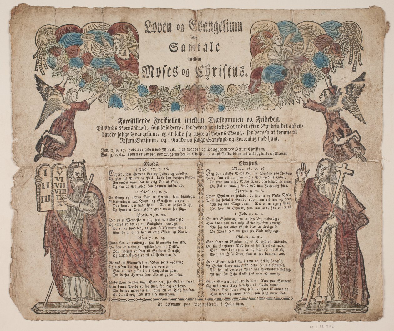 The Law and the Gospel or Conversation Between Moses and Christ by Ubekendt