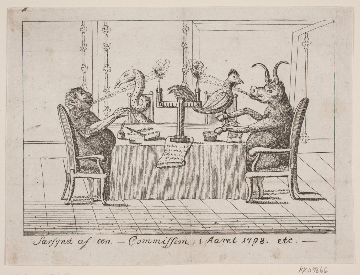 The Vision of a Commission in the Year 1798 by Ubekendt