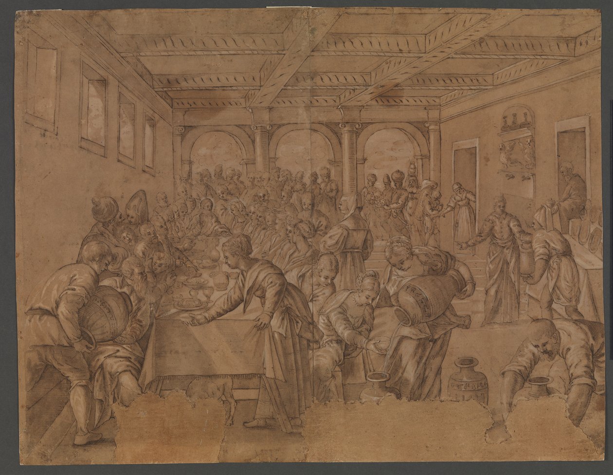 The Wedding at Cana by Ubekendt Ubekendt