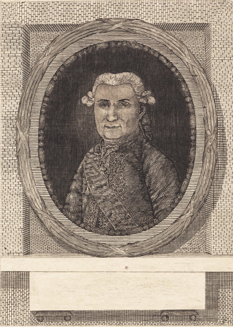 Unfinished Portrait of Ove Høegh-Guldberg by Ubekendt dansk sidste halvdel af 1700 tallet