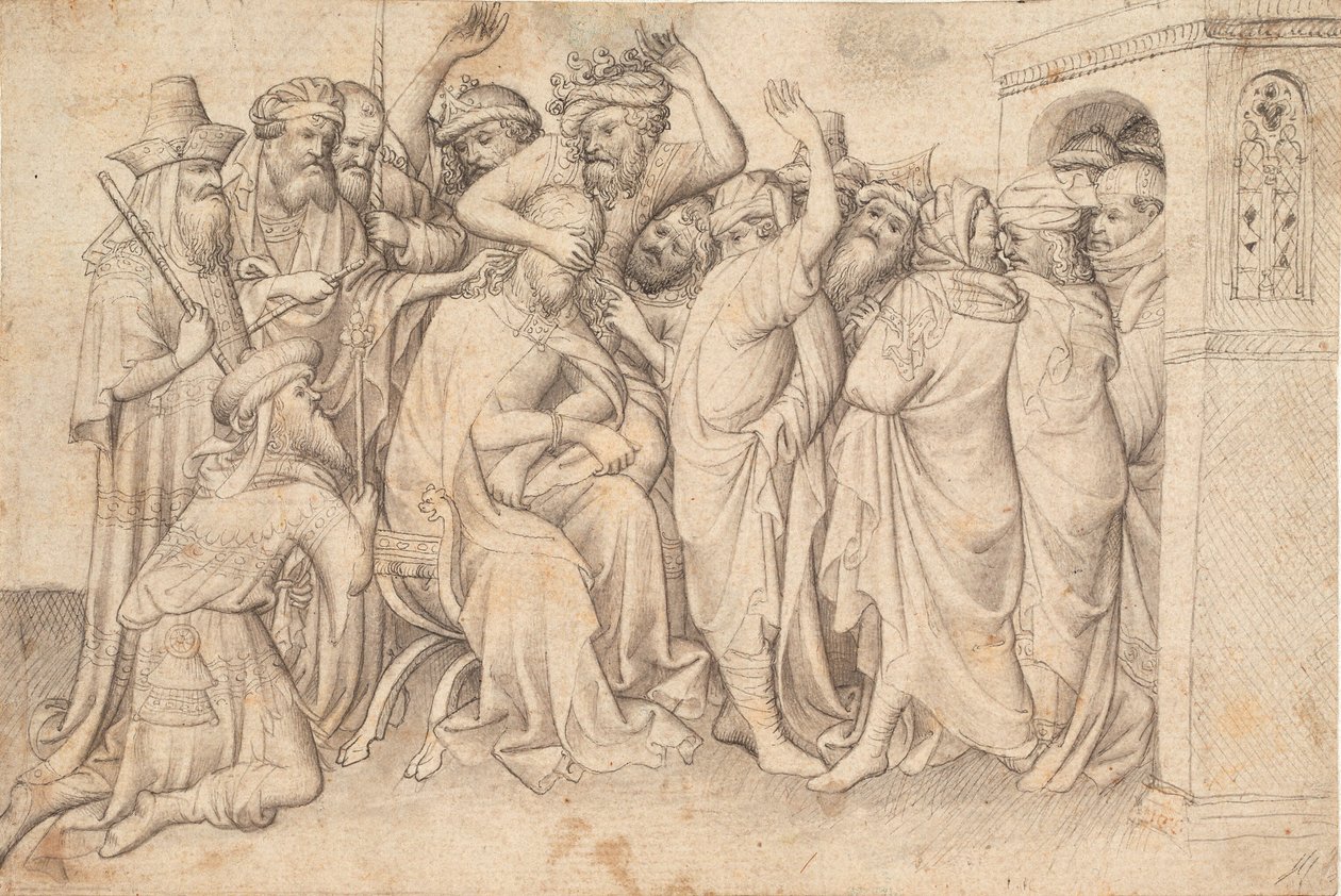 The Mocking of Christ by Ubekendt tysk 1420