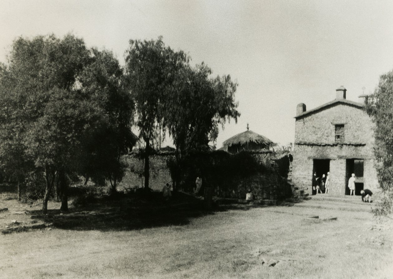 Entrance to enclosure around Church of Our Lady Mary of Zion, Axum, Ethiopia, circa 1937 by Ugo Monneret de Villard