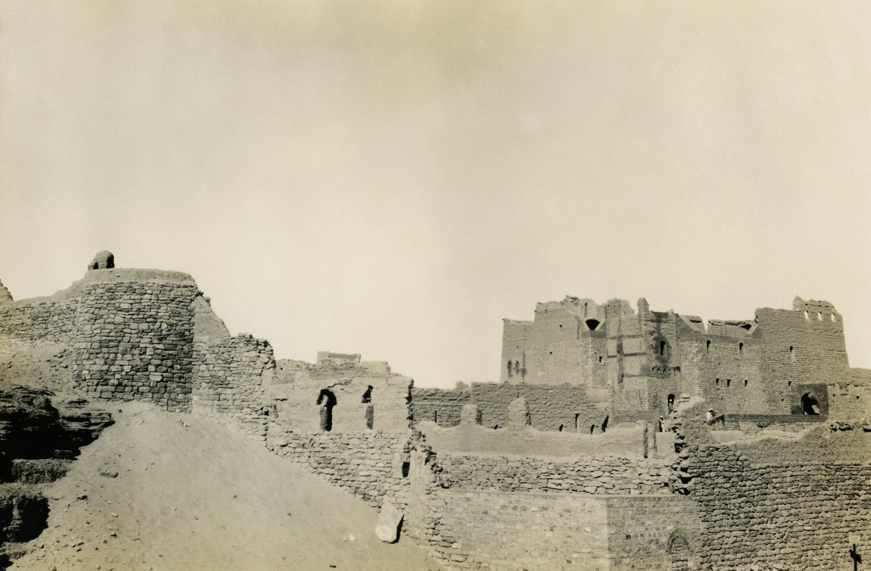 Monastery of St Simeon, Seen from Southeast, Aswan, Egypt by Ugo Monneret de Villard