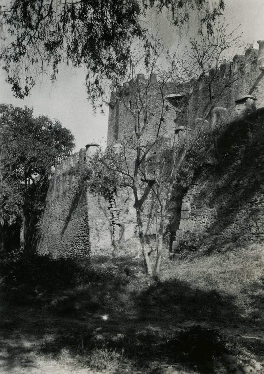 Outer wall of Church of Our Lady Mary of Zion, Axum, Ethiopia by Ugo Monneret de Villard