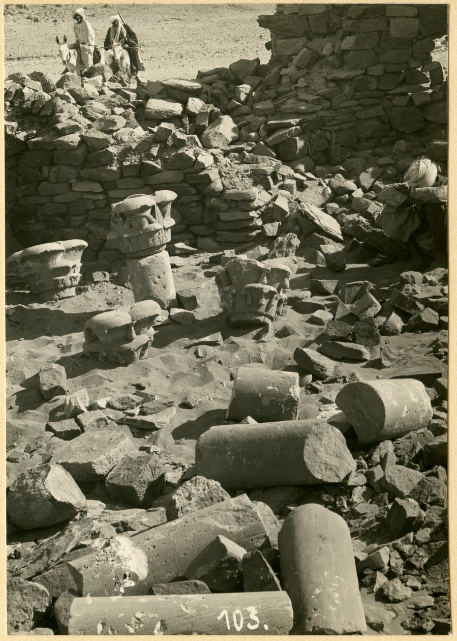 Ruins of Medieval Church of Serreh, Sitte Gasma, Sudan by Ugo Monneret de Villard