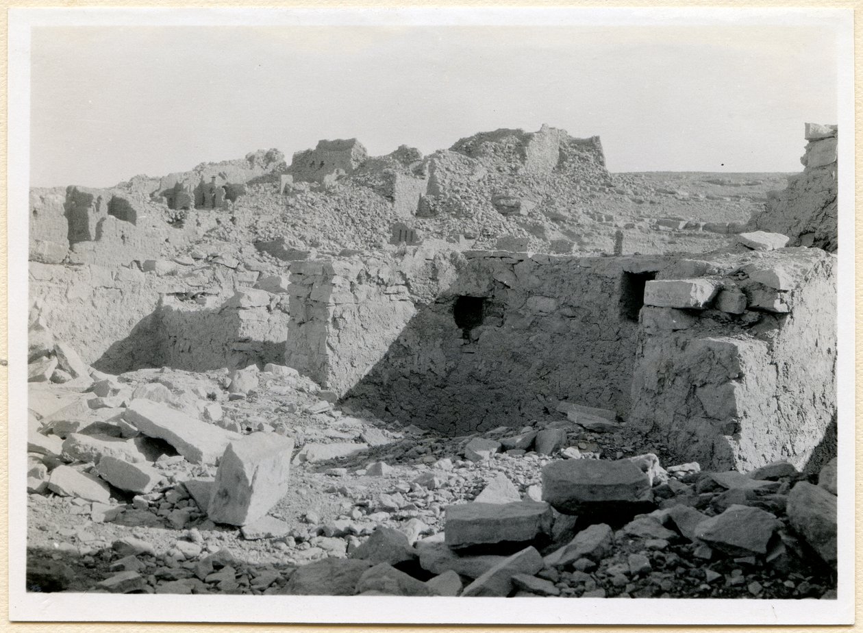 Ruins of Southern Church, View of Apse, Sabagura, Egypt by Ugo Monneret de Villard